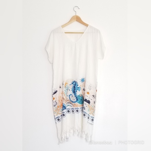 Varol Other - NEW! Turkish Beach Dress Cover up 100% Cotton